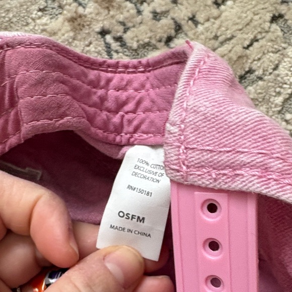 Pink Casual Cap - Picture 2 of 2